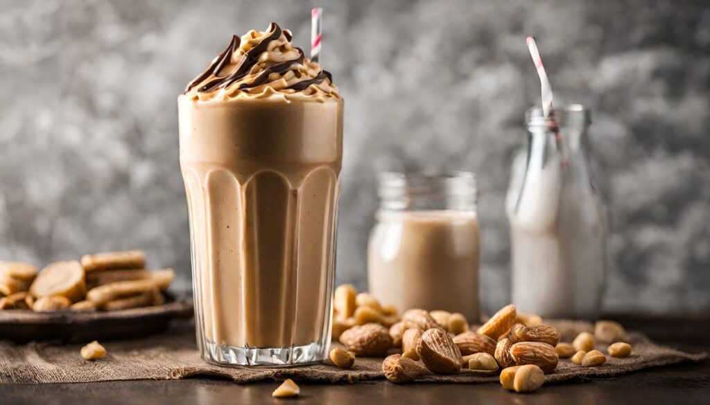 Peanut Butter Paradise Banana Pudding Milkshake