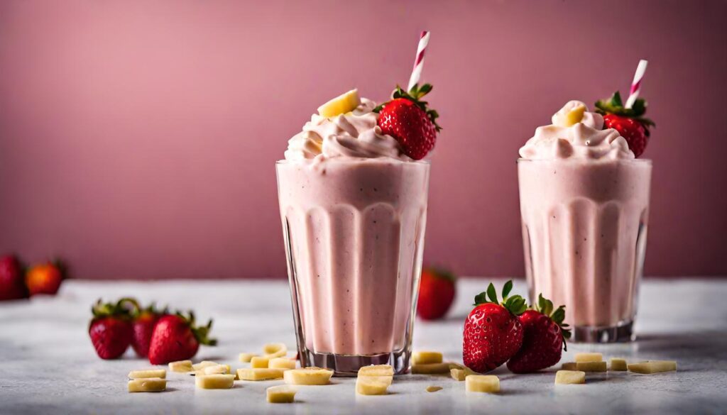 Strawberry-Banana Milkshake