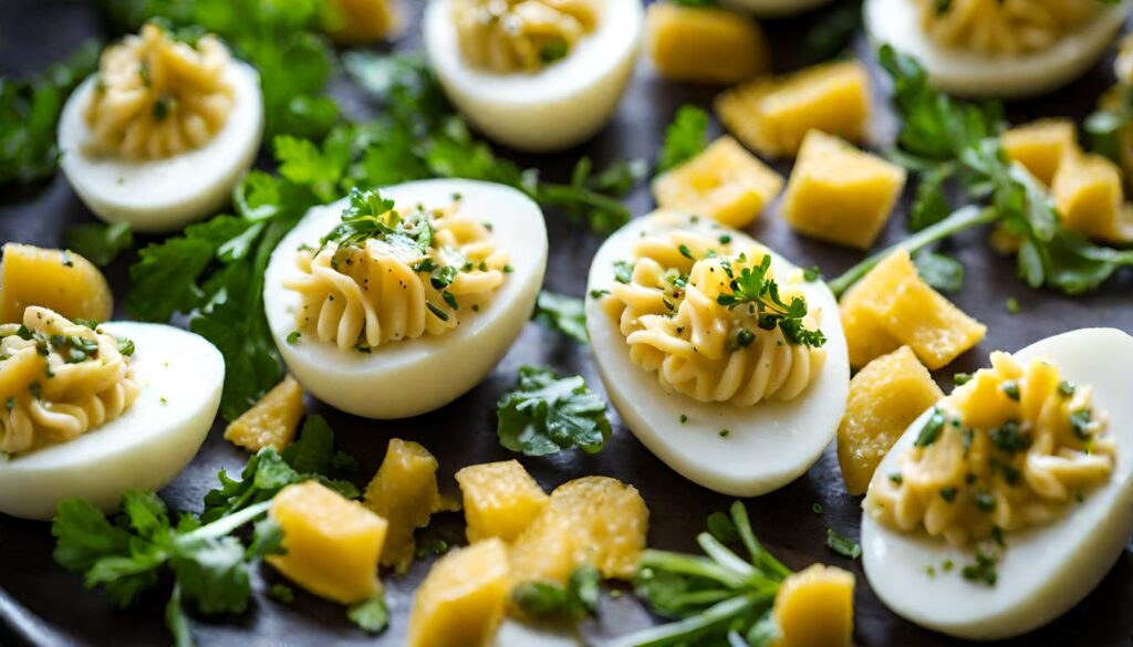 Tangy Lemon-Herb Deviled Egg Pasta Salad