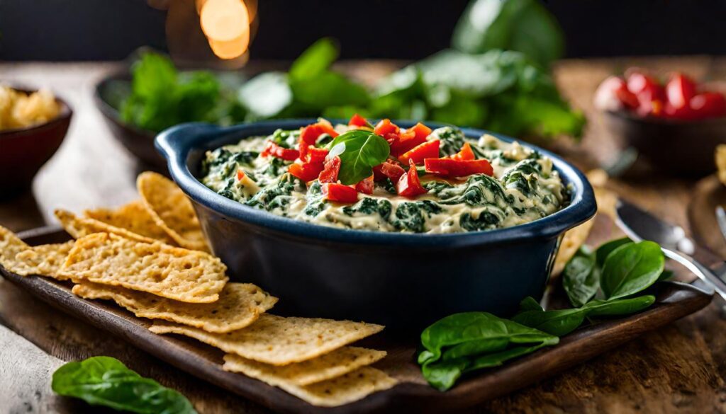 Spicy Spinach Artichoke Dip Without Mayo